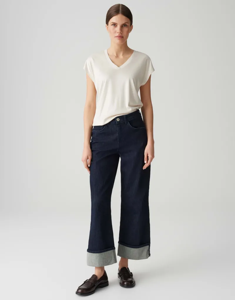 Opus Jeans*Miva turn up rinsed blue