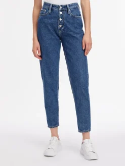 Calvin Klein Jeans Jeans*MOM JEAN ANKLE denim dark