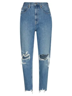 Tommy Jeans Jeans*MOM JEAN UHR TPRD BF8034 denim medium