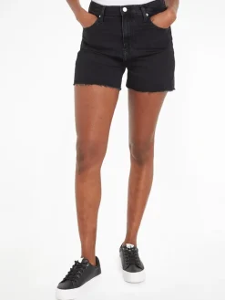 Calvin Klein Jeans Shorts*MOM SHORT denim black