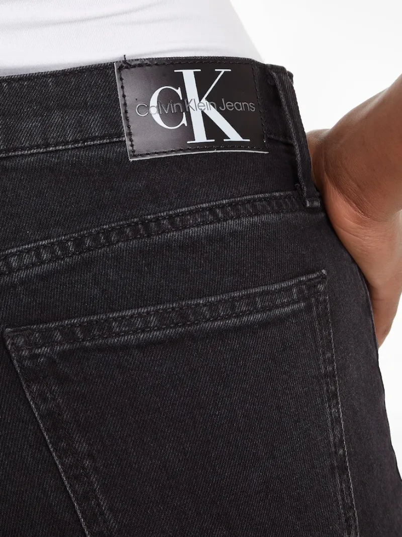 Calvin Klein Jeans Shorts*MOM SHORT denim black
