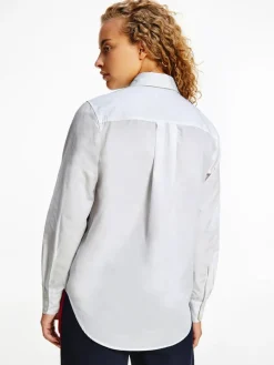 Tommy Hilfiger Blusen*MONICA RELAXED SHIRT LS th optic white