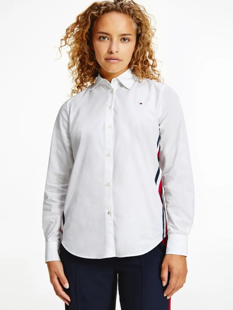 Tommy Hilfiger Blusen*MONICA RELAXED SHIRT LS th optic white