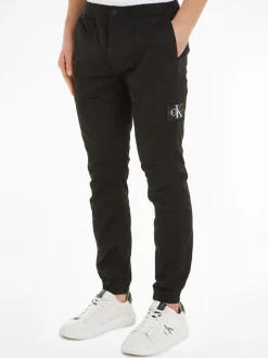 Calvin Klein Jeans Hosen*MONOLOGO BADGE CASUAL CHINO ck black