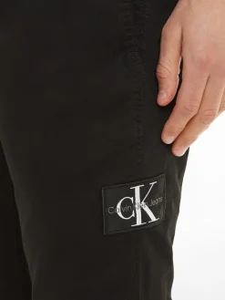 Calvin Klein Jeans Hosen*MONOLOGO BADGE CASUAL CHINO ck black