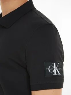 Calvin Klein Jeans Shirts*MONOLOGO BADGE POLO ck black