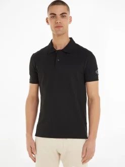 Calvin Klein Jeans Shirts*MONOLOGO BADGE POLO ck black