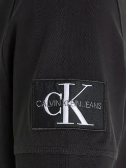 Calvin Klein Jeans Shirts*MONOLOGO BADGE POLO ck black