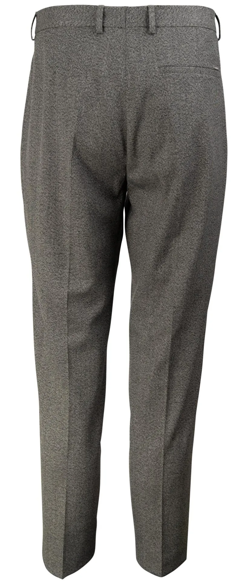 Calvin Klein Hosen*MOULINE TWILL GRID TAPERED PANTS Grau