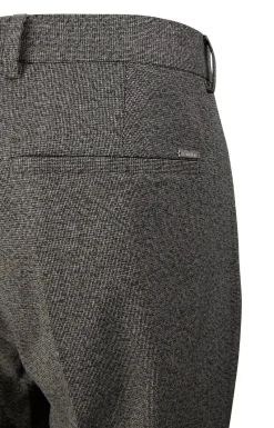 Calvin Klein Hosen*MOULINE TWILL GRID TAPERED PANTS Grau
