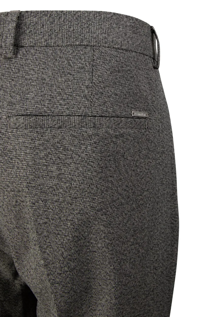 Calvin Klein Hosen*MOULINE TWILL GRID TAPERED PANTS Grau