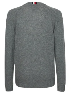 Tommy Hilfiger Pullover & Sweatshirts*MULTI HTR LAMBSWOOL C NECK medium grey heather