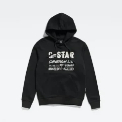 G-star Raw Pullover & Sweatshirts*Multi layer originals hoddie dk black