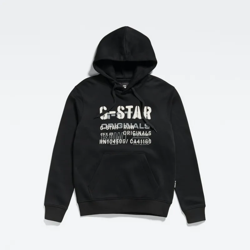 G-star Raw Pullover & Sweatshirts*Multi layer originals hoddie dk black
