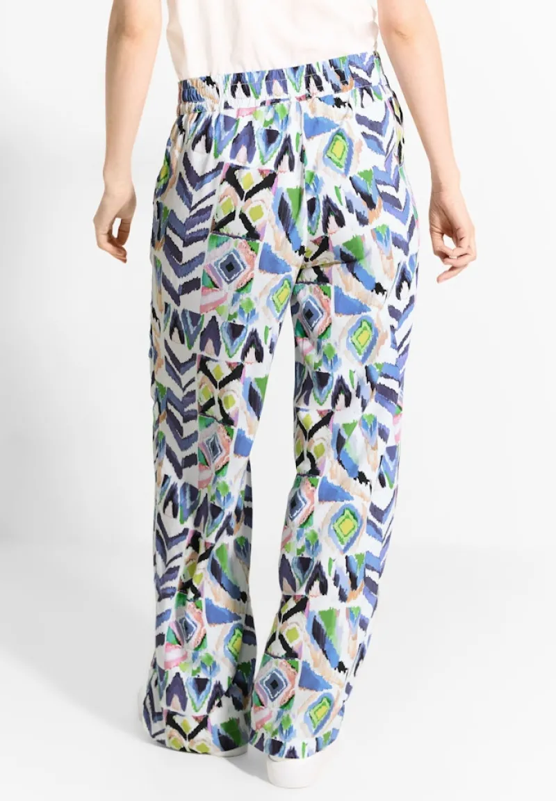 Cecil Hosen*Multicolor Print Hose vanilla white