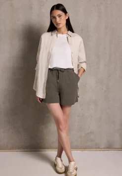 STREET ONE STUDIO Shorts*Musselin Shorts acron brown