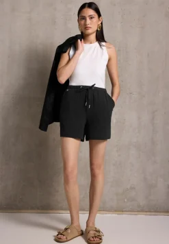 STREET ONE STUDIO Shorts*Musselin Shorts Black