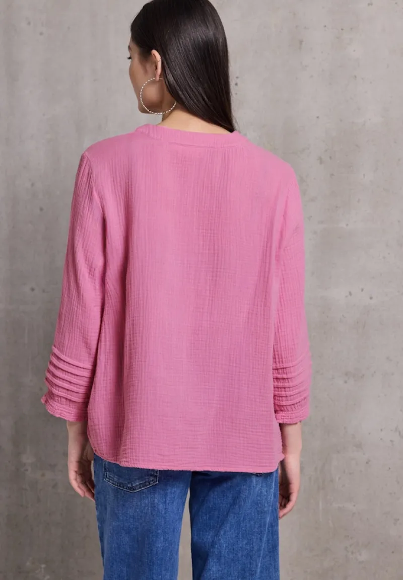 STREET ONE STUDIO Blusen*Musselintunika intense rose