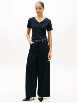 Tommy Hilfiger Shirts*NEW SLIM CODY V-NK SS nos desert sky