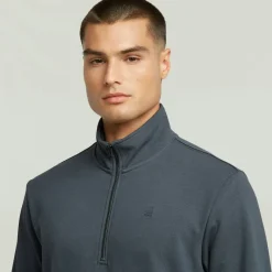 G-star Raw Pullover & Sweatshirts*Nifous half zip sw india ink