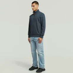 G-star Raw Pullover & Sweatshirts*Nifous half zip sw india ink