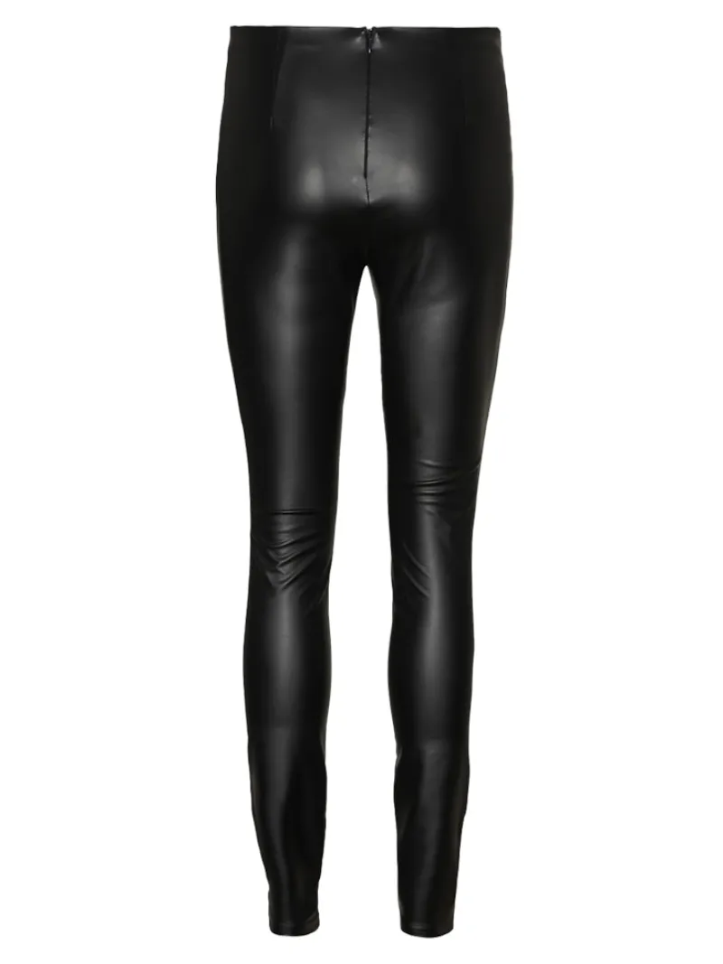 Noisy May Hosen*NMALOHA HW SKINNY COATED LEGGING NOOS Black