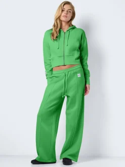 Noisy May Pullover & Sweatshirts*NMARYA L/S ZIP HOODIE JRS irish green