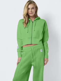 Noisy May Pullover & Sweatshirts*NMARYA L/S ZIP HOODIE JRS irish green