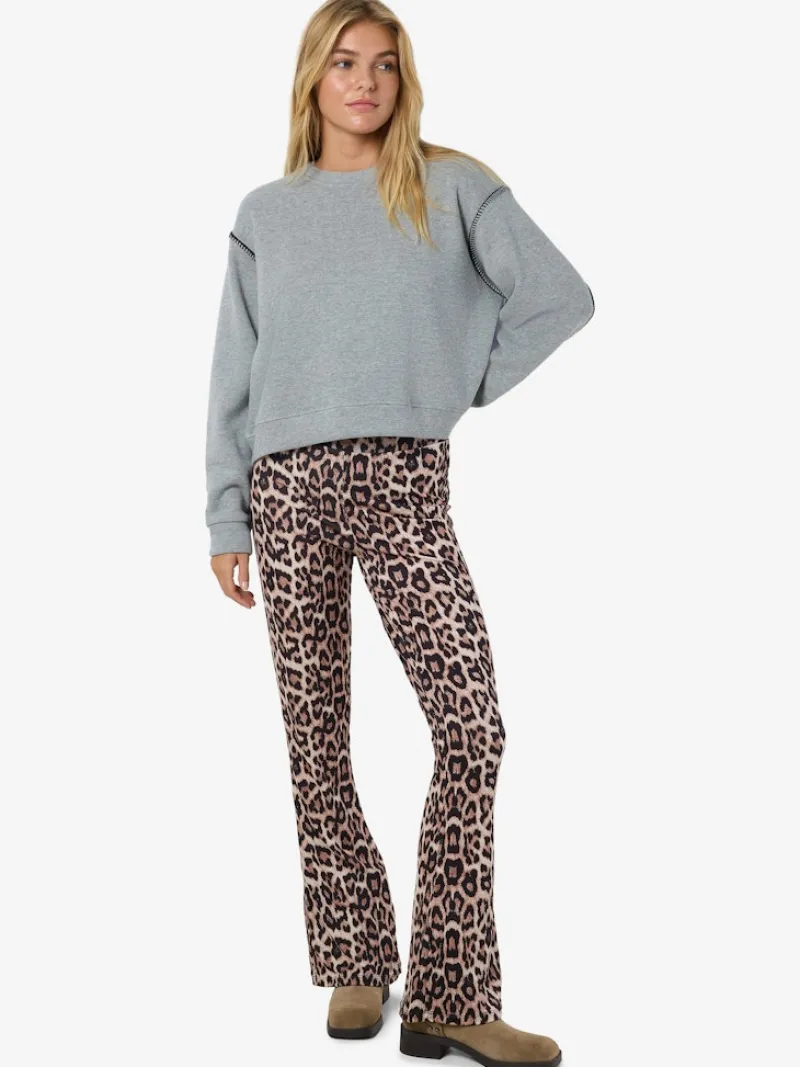 Noisy May Hosen*NMBELLA H/W AOP PANT JRS LX Natural