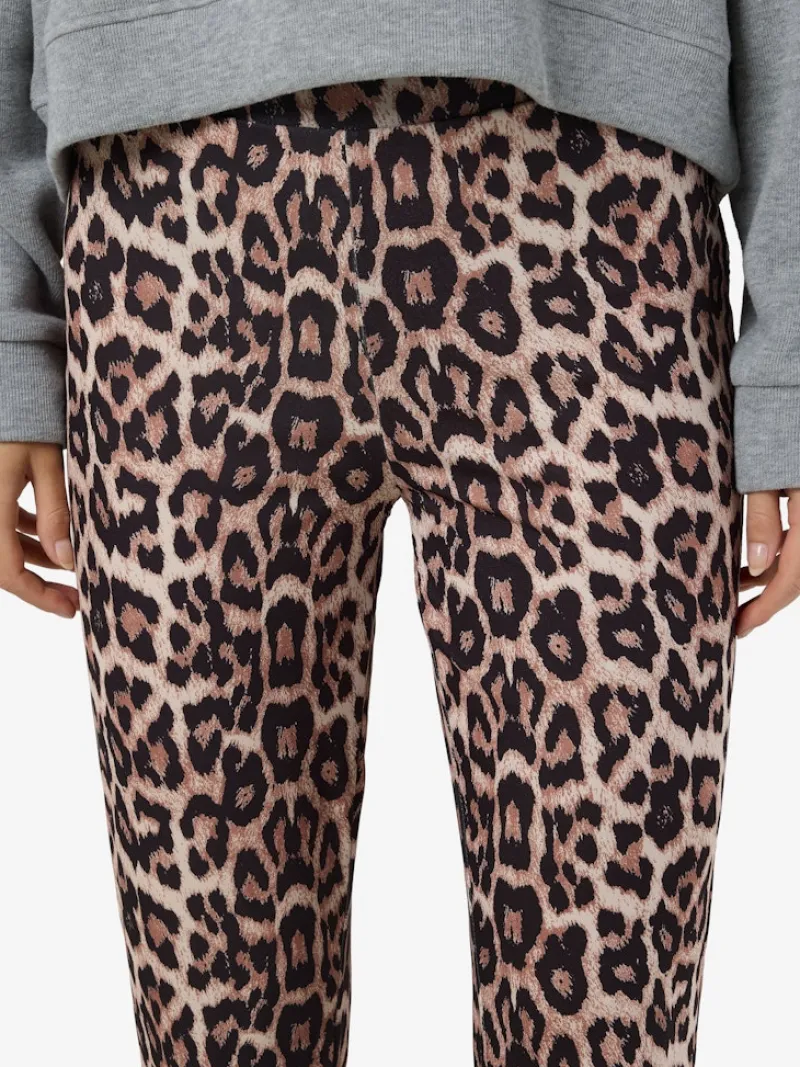 Noisy May Hosen*NMBELLA H/W AOP PANT JRS LX Natural