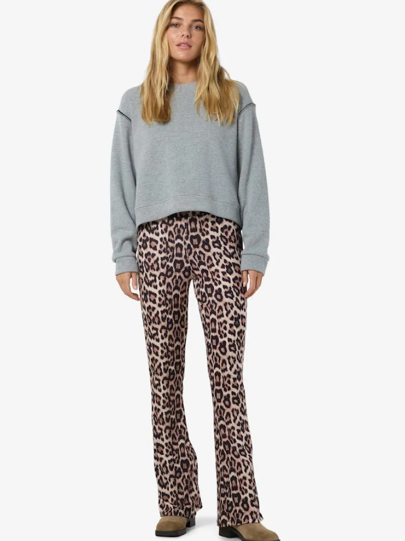 Noisy May Hosen*NMBELLA H/W AOP PANT JRS LX Natural