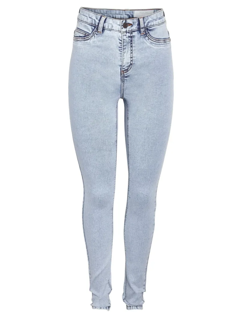 Noisy May Jeans*NMCALLIE HW SKINNY JEAN VI482LB FWD NOOS Light Blue Denim
