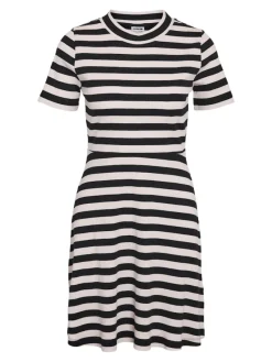 Noisy May Kleider*NMELINOR S/S SKATER DRESS JRS NOOS birch