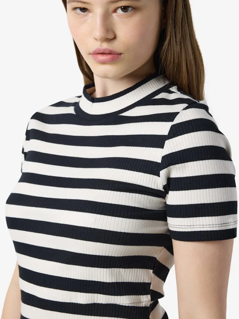 Noisy May Kleider*NMELINOR S/S SKATER DRESS JRS NOOS birch