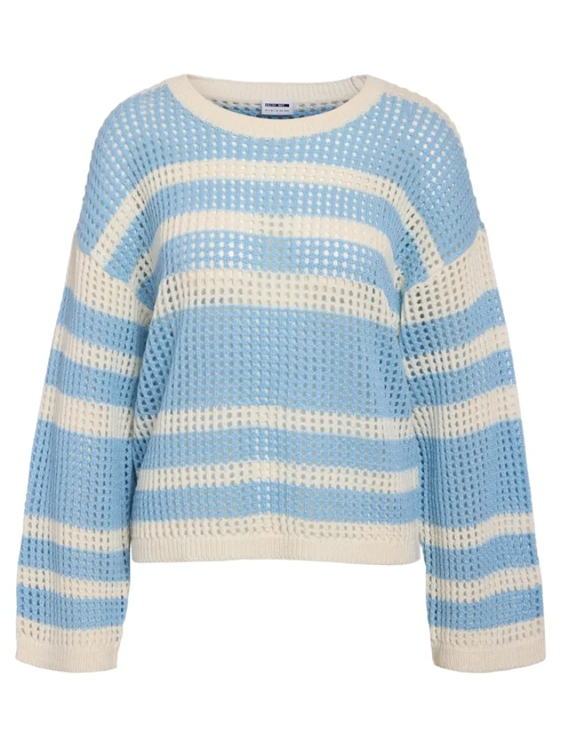 Noisy May Pullover & Sweatshirts*NMJOLA L/S O-NECK KNIT DD sky blue