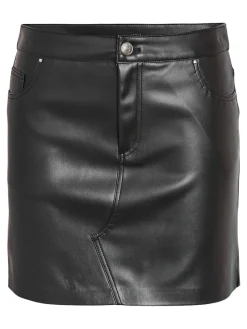 Noisy May Röcke*NMKATE NW PU SKIRT NOOS Black