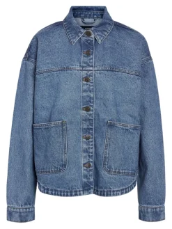 Noisy May Jacken*NMKETTIE L/S REG DNM JCKET VI557MB NOOS Medium Blue Denim