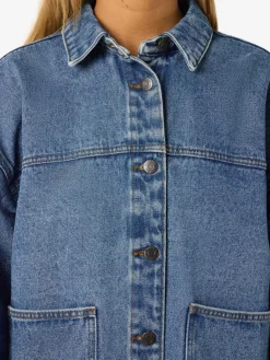 Noisy May Jacken*NMKETTIE L/S REG DNM JCKET VI557MB NOOS Medium Blue Denim