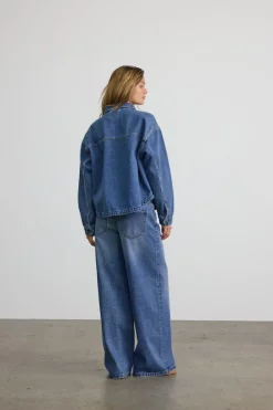 Noisy May Jacken*NMKETTIE L/S REG DNM JCKET VI557MB NOOS Medium Blue Denim