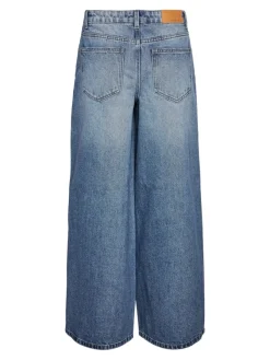 Noisy May Jeans*NMKETTIE MW WIDE JEANS VI557MB NOOS Medium Blue Denim