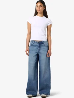 Noisy May Jeans*NMKETTIE MW WIDE JEANS VI557MB NOOS Medium Blue Denim