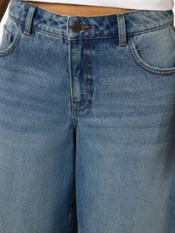 Noisy May Jeans*NMKETTIE MW WIDE JEANS VI557MB NOOS Medium Blue Denim