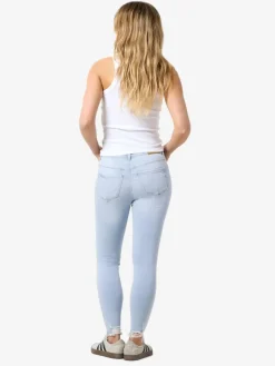 Noisy May Jeans*NMKIMMY NW DESTROY ANK SKNY AZ370LB NOOS Light Blue Denim