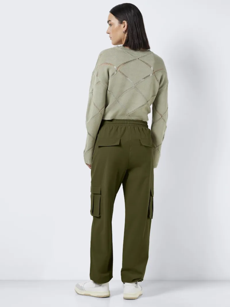 Noisy May Hosen*NMKIRBY HW CARGO PANTS WVN NOOS grün1