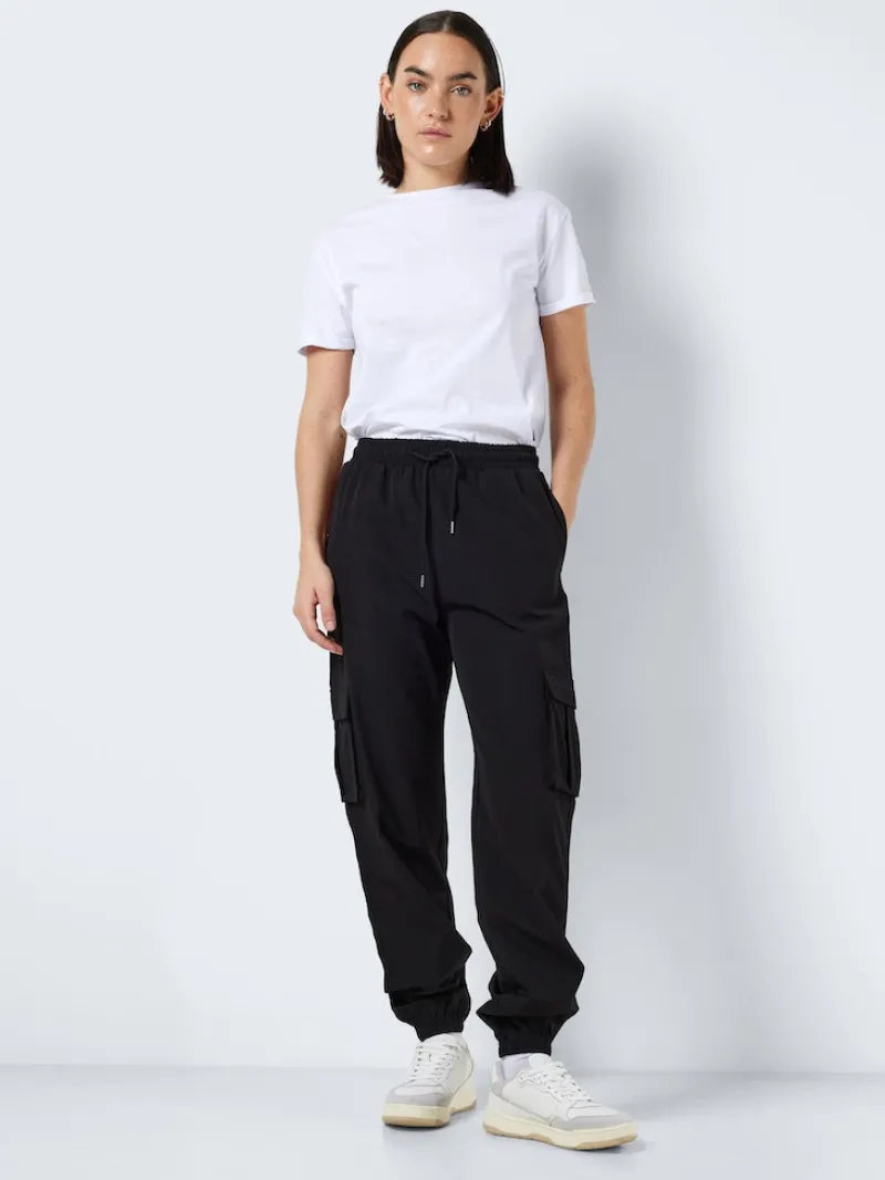 Noisy May Hosen*NMKIRBY HW CARGO PANTS WVN NOOS Black