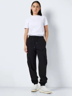 Noisy May Hosen*NMKIRBY HW CARGO PANTS WVN NOOS Black