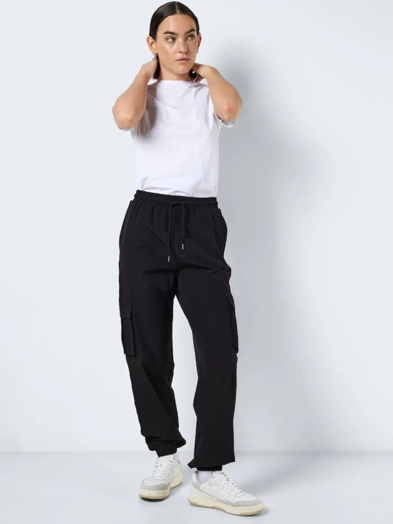 Noisy May Hosen*NMKIRBY HW CARGO PANTS WVN NOOS Black