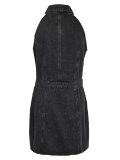 Noisy May Kleider*NMLARDIE SH SLM DENIM DRESS VI588BL NOOS Black Denim