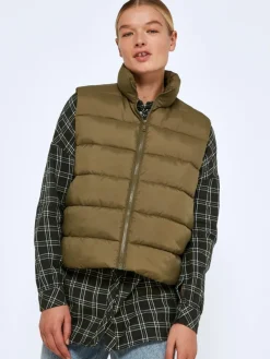 Noisy May Westen*NMMARCUS VEST NOOS burnt olive