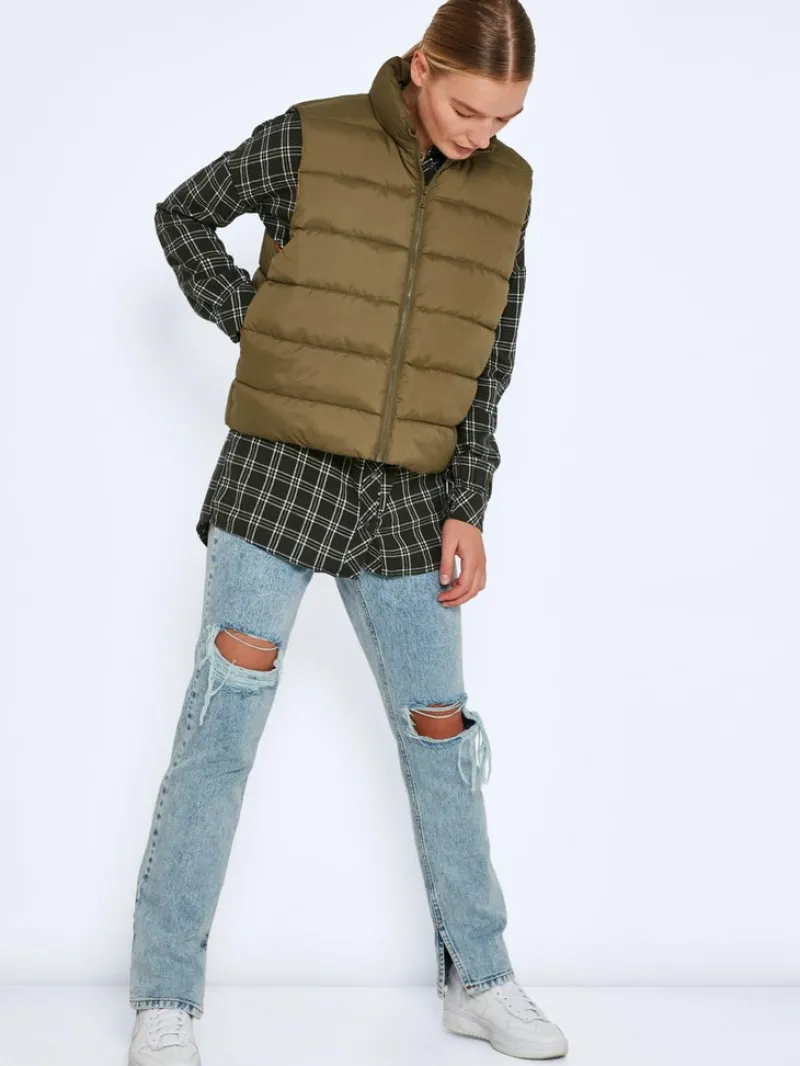 Noisy May Westen*NMMARCUS VEST NOOS burnt olive